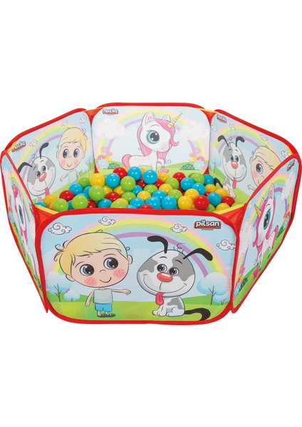 Katlanabilir Top Havuzu – Hafif ve Dayanıklı Malzeme, Çocuk ve Anaokulu Kullanımına Uygun, 83x101x37,5 cm